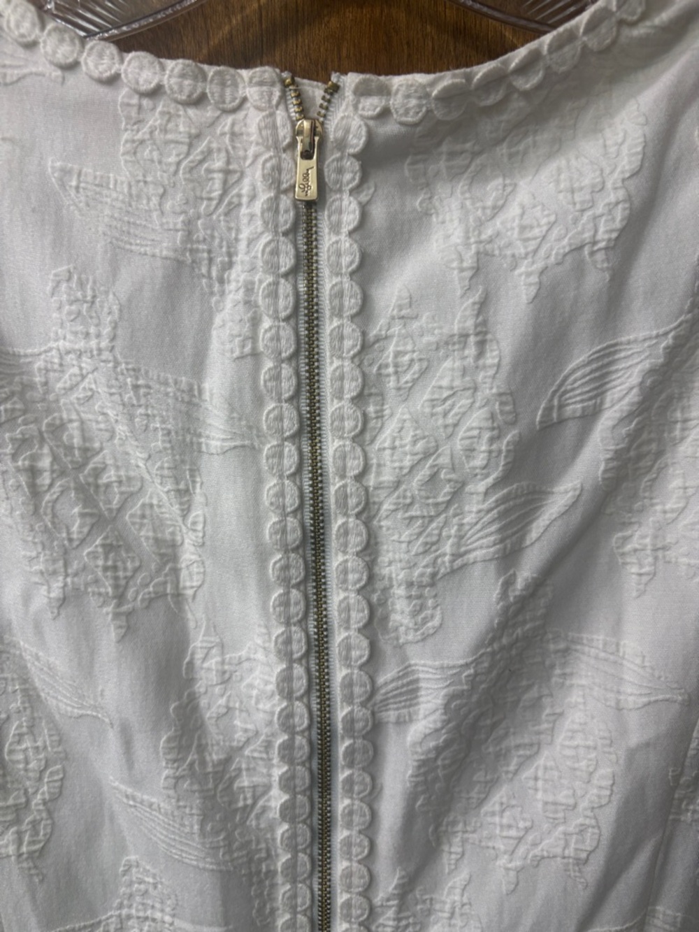 Lilly Pulitzer Sleeveless White Embroidered Turtle Dress 12 - Picture 10 of 10